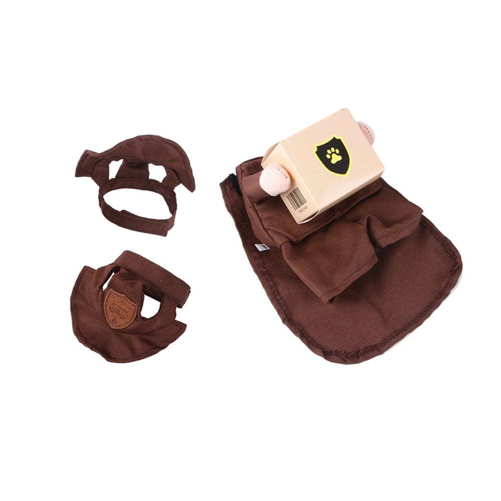 Halloween Courier Pet Costume Halloween Courier Style Pet Dressing up Cosplay Party Costume with Hat for Pet - Giftlab