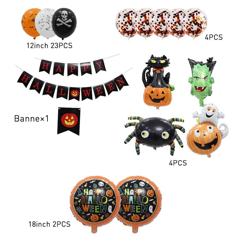 Halloween Balloon Kit for Halloween Day Party Decorations Supplies - Giftlab