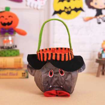 Halloween Candy Basket Kids Reusable Trick or Treat Bags Gifts for Halloween Party - Giftlab