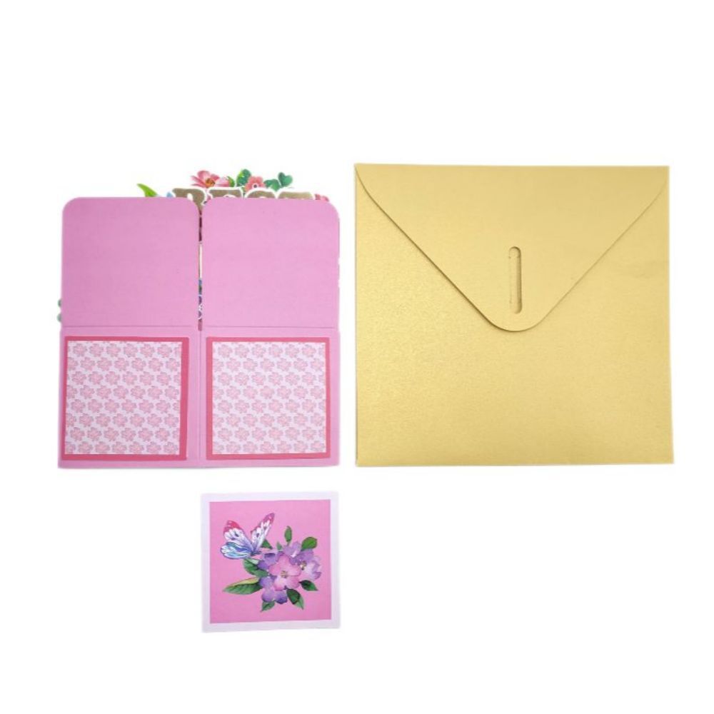Mother's Day Pop Up Box Card Best Mom 3D Pop Up Greeting Card - NameNecklace