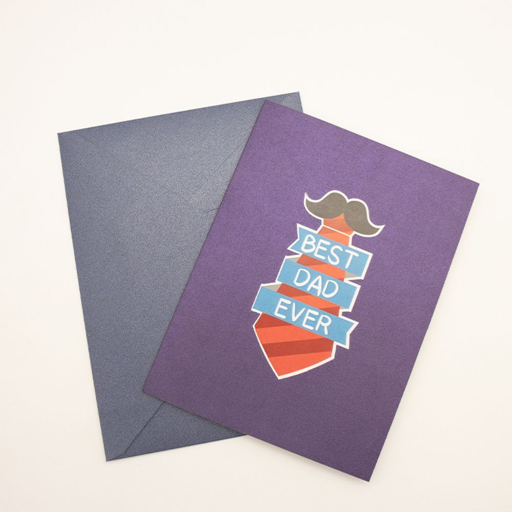 Father's Day 3D Pop Up Card Best Dad Ever Greeting Card for Dad - NameNecklace
