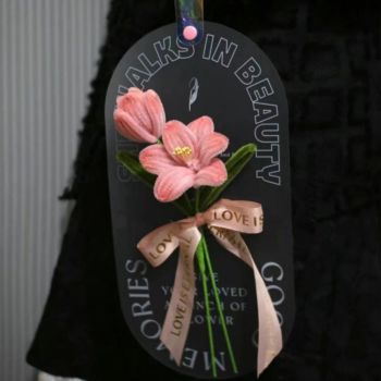 Pipe Cleaner Flowers Bouquet Handmade Twist Stick Bouquet Gift for Lover - NameNecklace