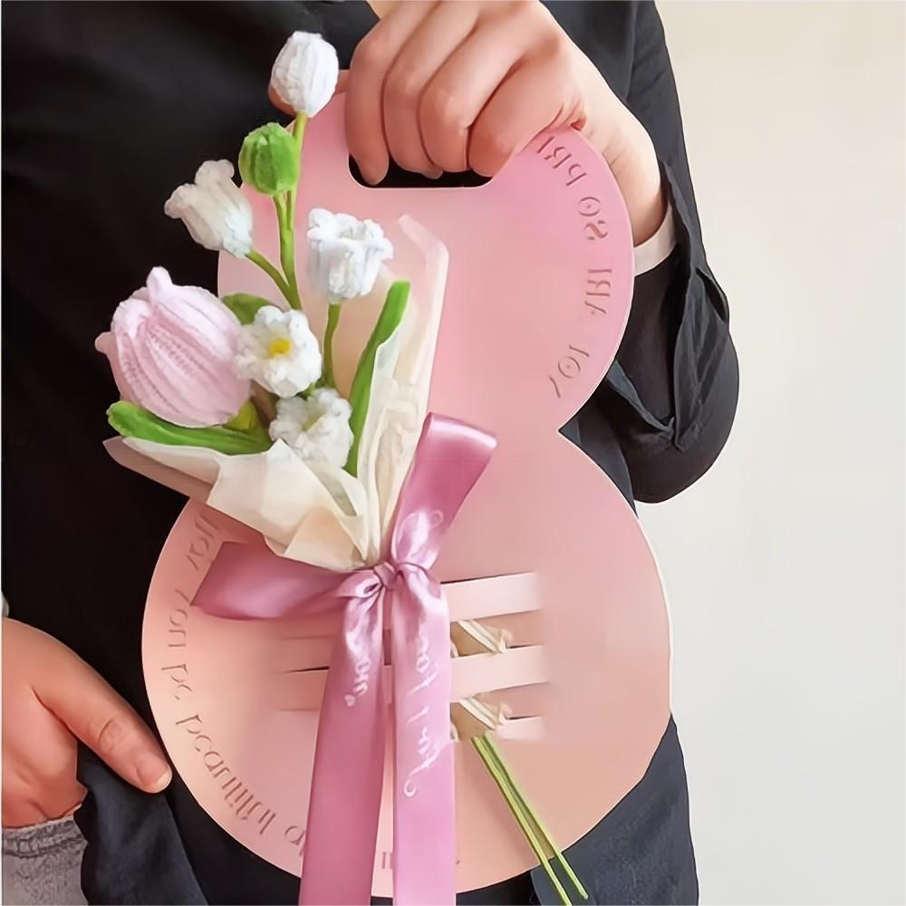 Pipe Cleaner Flowers Bouquet Handmade Twist Stick Bouquet Gift for Lover - NameNecklace