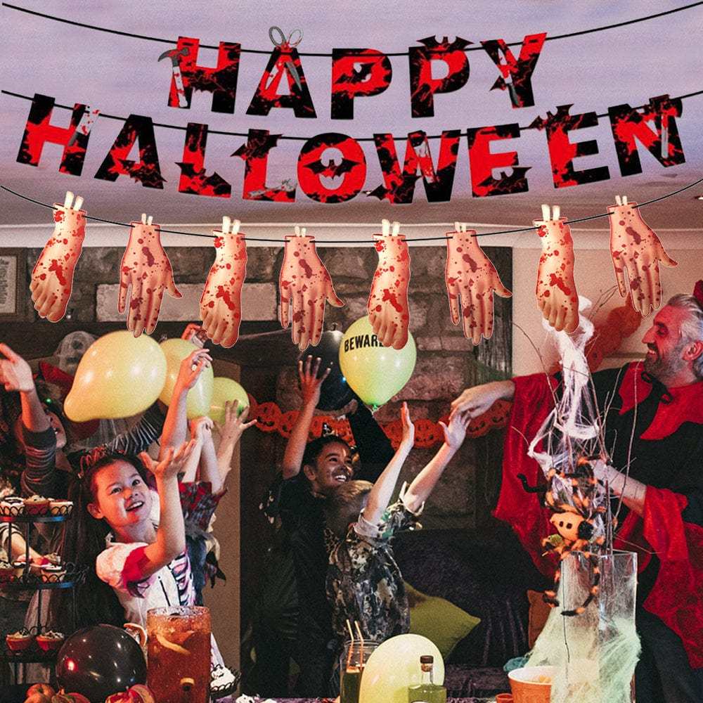 Halloween Party Banner Decorations Party Supplies Gift for Halloween Party - Giftlab