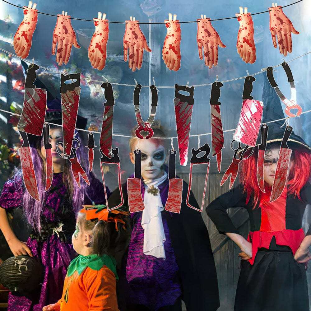 Halloween Party Banner Decorations Party Supplies Gift for Halloween Party - Giftlab