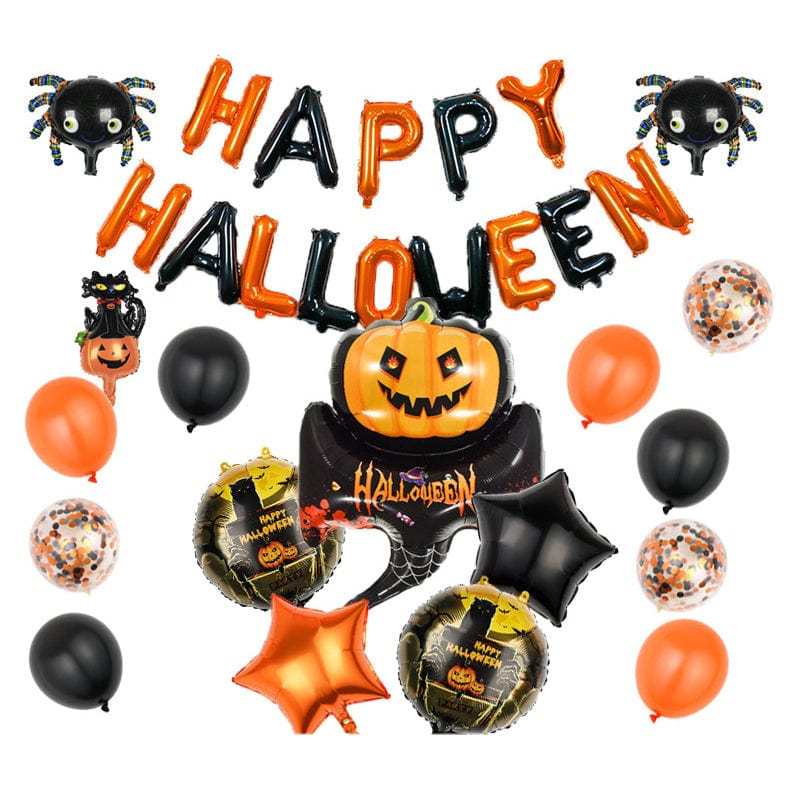 Halloween Party Banner Balloon Decorations Kits for Halloween Party Decorations Supplies - Giftlab