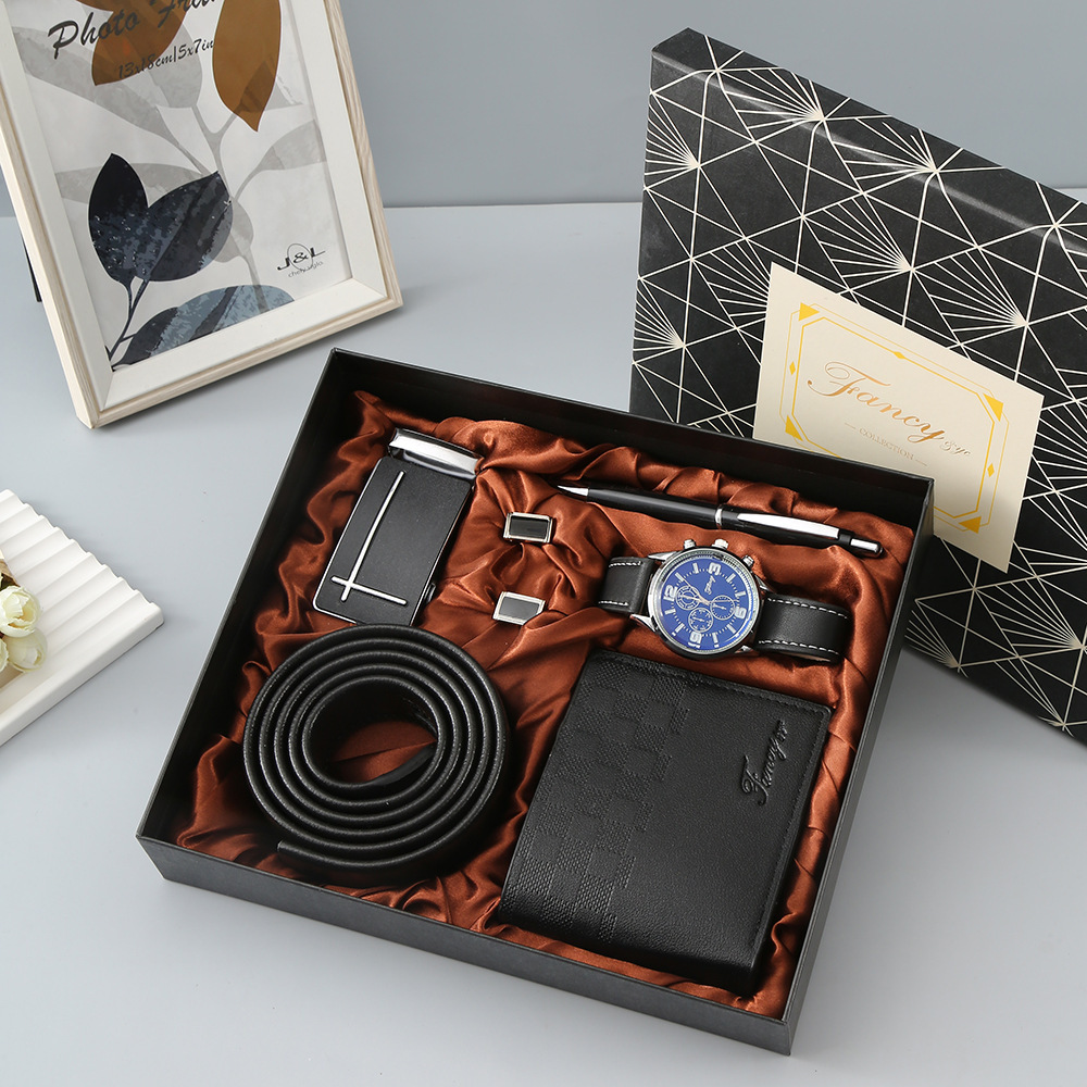 Father's Day Gifts The Ultimate Men's Gift Set: Wallet, Belt, Watch, K