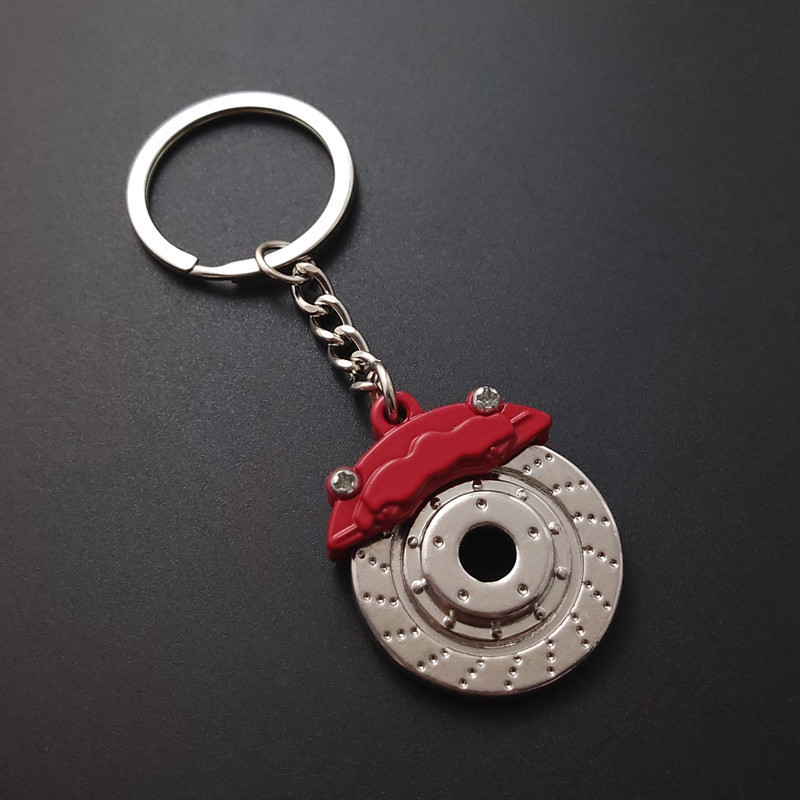 Father's Day Gifts Personalized Car Caliper Keychain Custom Engraved Brake Caliper Fob Customizable for Car Lovers
