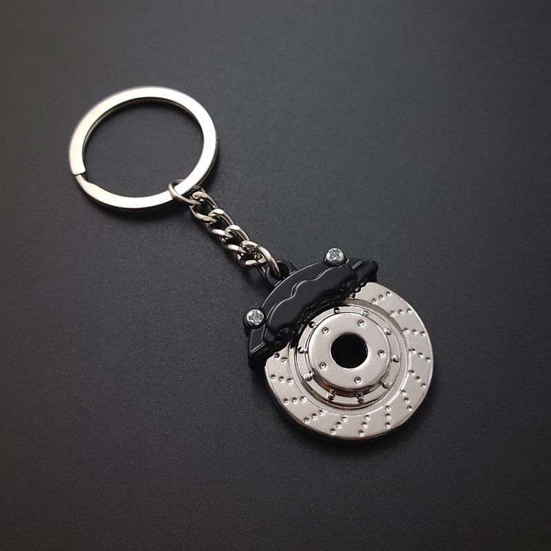 Father's Day Gifts Personalized Car Caliper Keychain Custom Engraved Brake Caliper Fob Customizable for Car Lovers