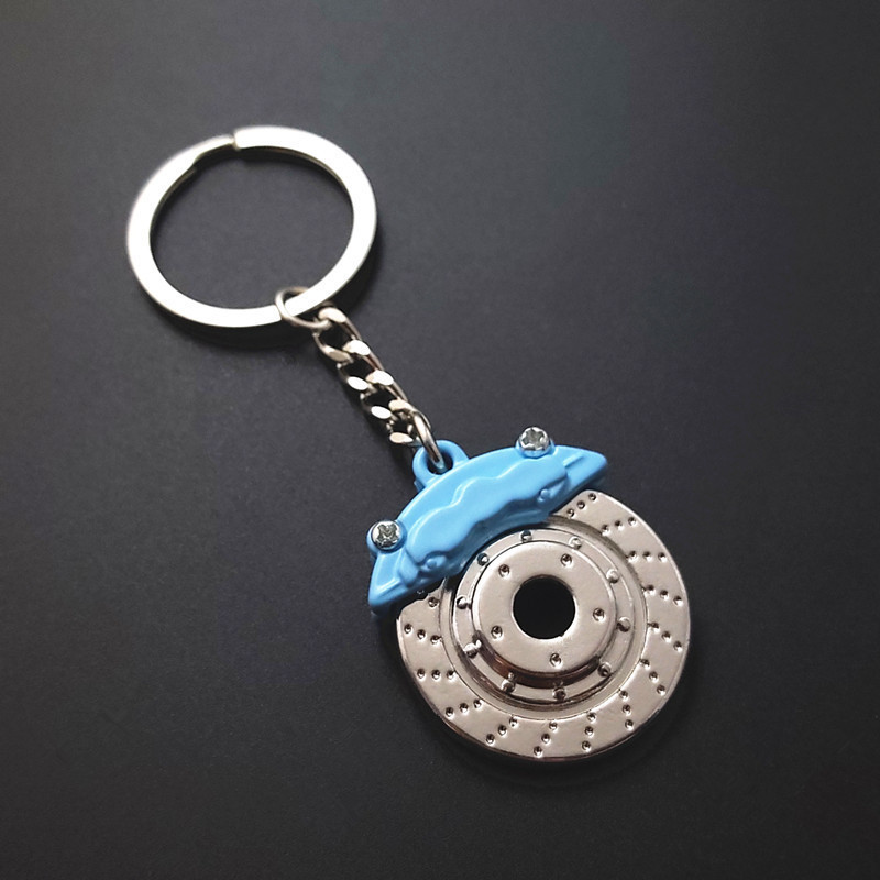 Father's Day Gifts Personalized Car Caliper Keychain Custom Engraved Brake Caliper Fob Customizable for Car Lovers