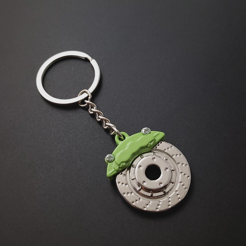 Father's Day Gifts Personalized Car Caliper Keychain Custom Engraved Brake Caliper Fob Customizable for Car Lovers