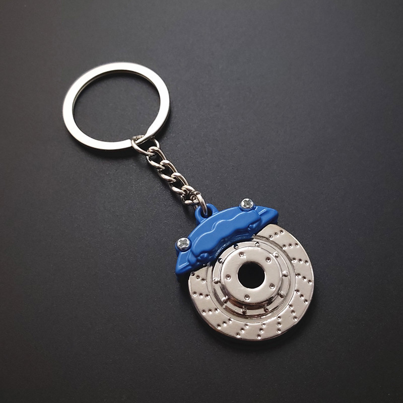 Father's Day Gifts Personalized Car Caliper Keychain Custom Engraved Brake Caliper Fob Customizable for Car Lovers