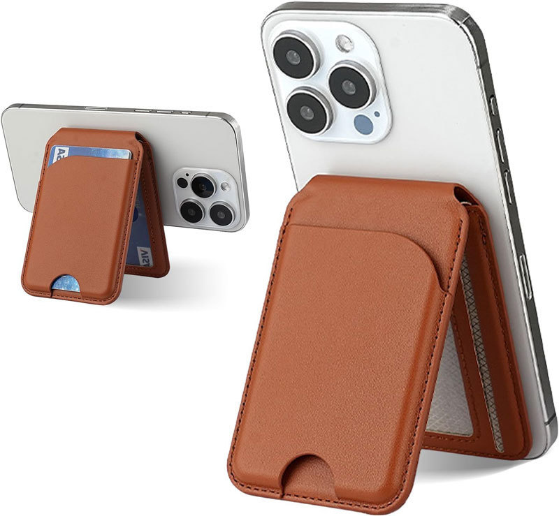 Compact Phone Wallet & Stand Magnetic Phone Grip & Card Holder  Hands-Free Stand The Smart 2-in-1 Phone Accesso