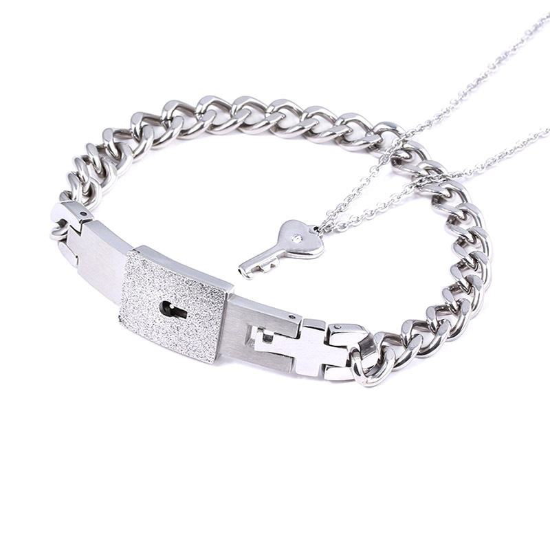 Secret Key Couple Bracelets Exclusive Love Lock Bracelets Lock & Unlock Your Love Set