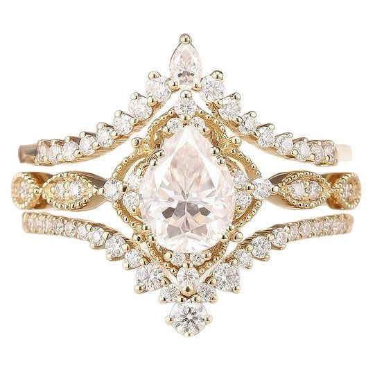 Crown Diamond Ring Trendy Women’s Jewelry Sparkling Romantic Surprise Ring For Her