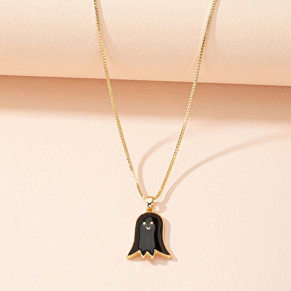 Halloween Ghost Necklace Cute Spooky Boo Halloween Gifts Ghost Necklace - Giftlab