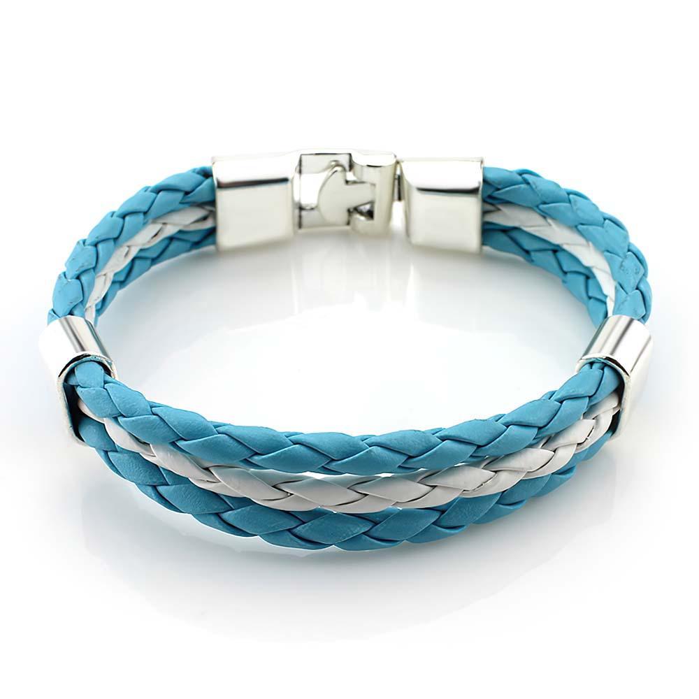 Flag Bracelet World Cup Couple Woven Gifts - NameNecklace