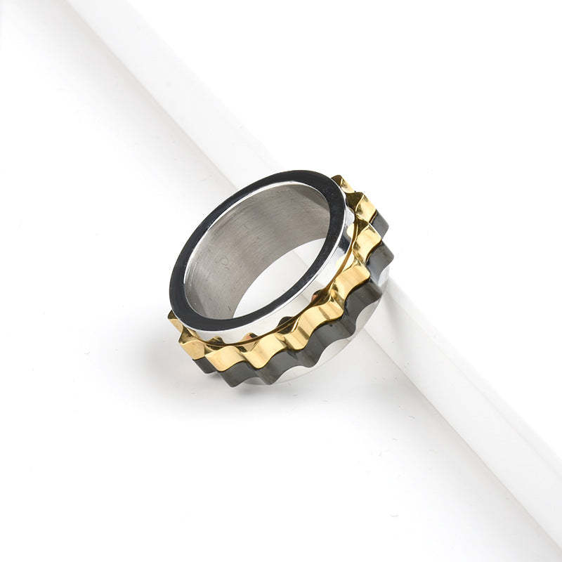 Spinner Ring for Anxiety Fidget Rings for Relieving Stress Anxiety Ring for Men - NameNecklace