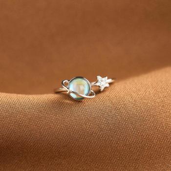 Fidget Ring for Anxiety Adjustable Star Anxiety Relief Spinner Ring Jewelry Gifts - NameNecklace