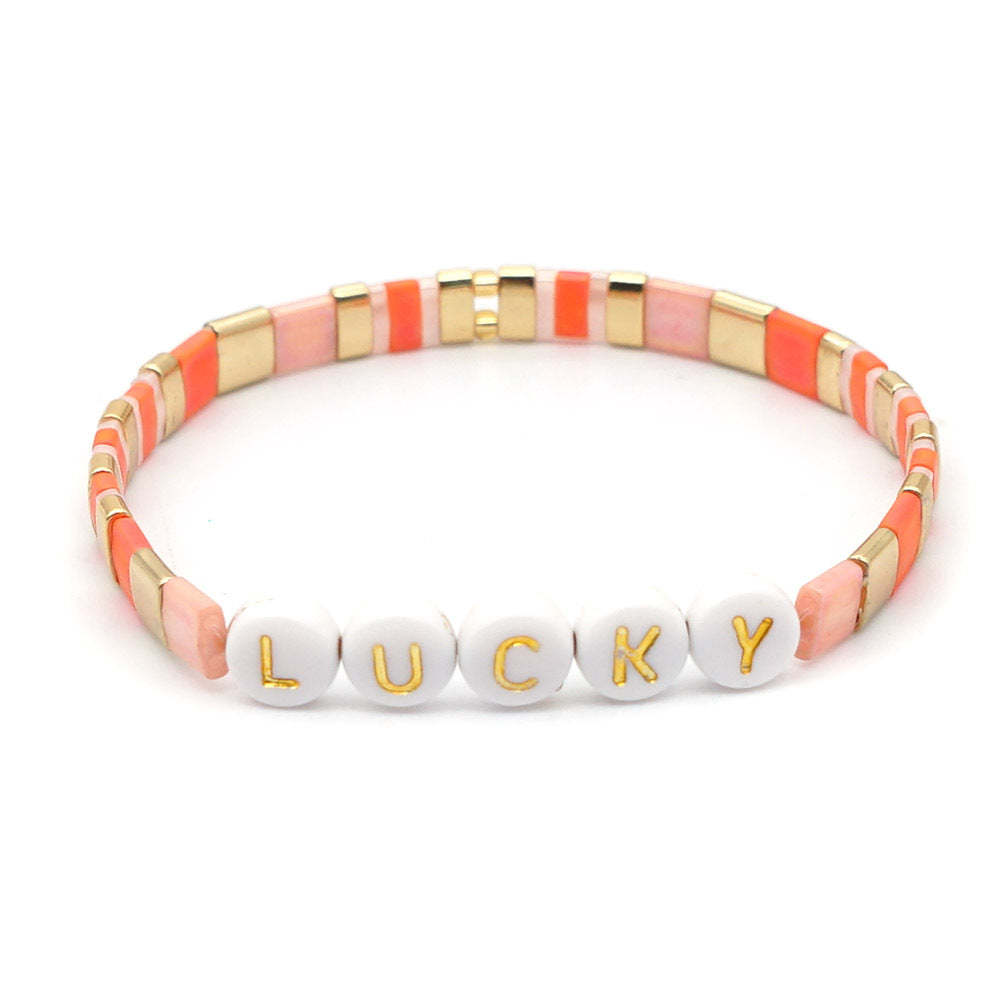 Tila Bead Bracelet Vintage Fashion Lucky Bracelets Gift for Women - NameNecklace