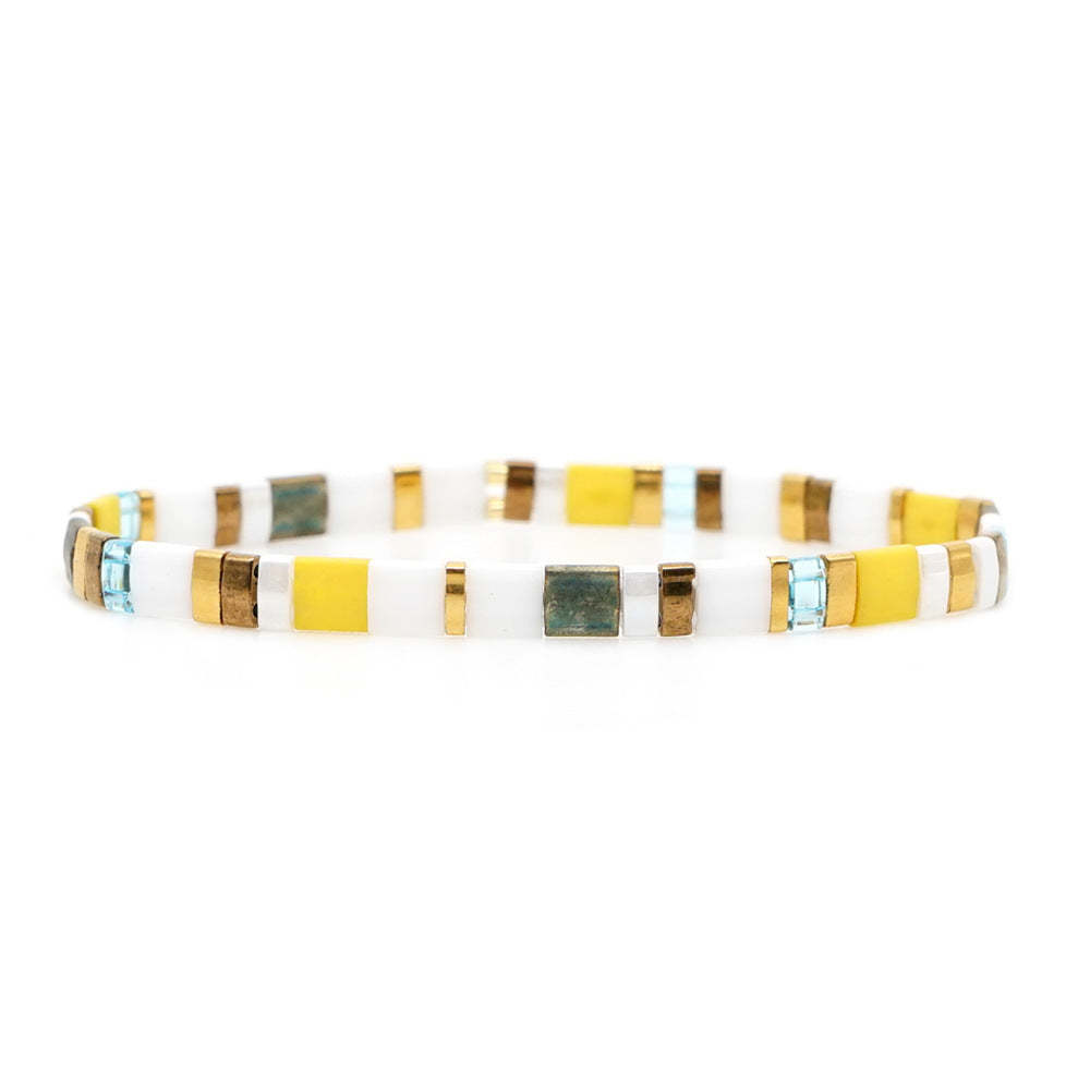Tila Bracelet Rainbow Colors Handcrafted Gift for Jewelry Lovers - NameNecklace