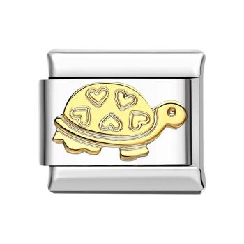 Little Turtle Italian Charm For Italian Charm Bracelets Composable Link - NameNecklace