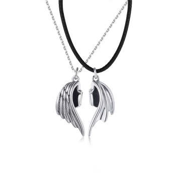 Personalized Couple Necklace Magnetic Matching Necklaces for Couples Valentine's Gift for Lover - NameNecklace