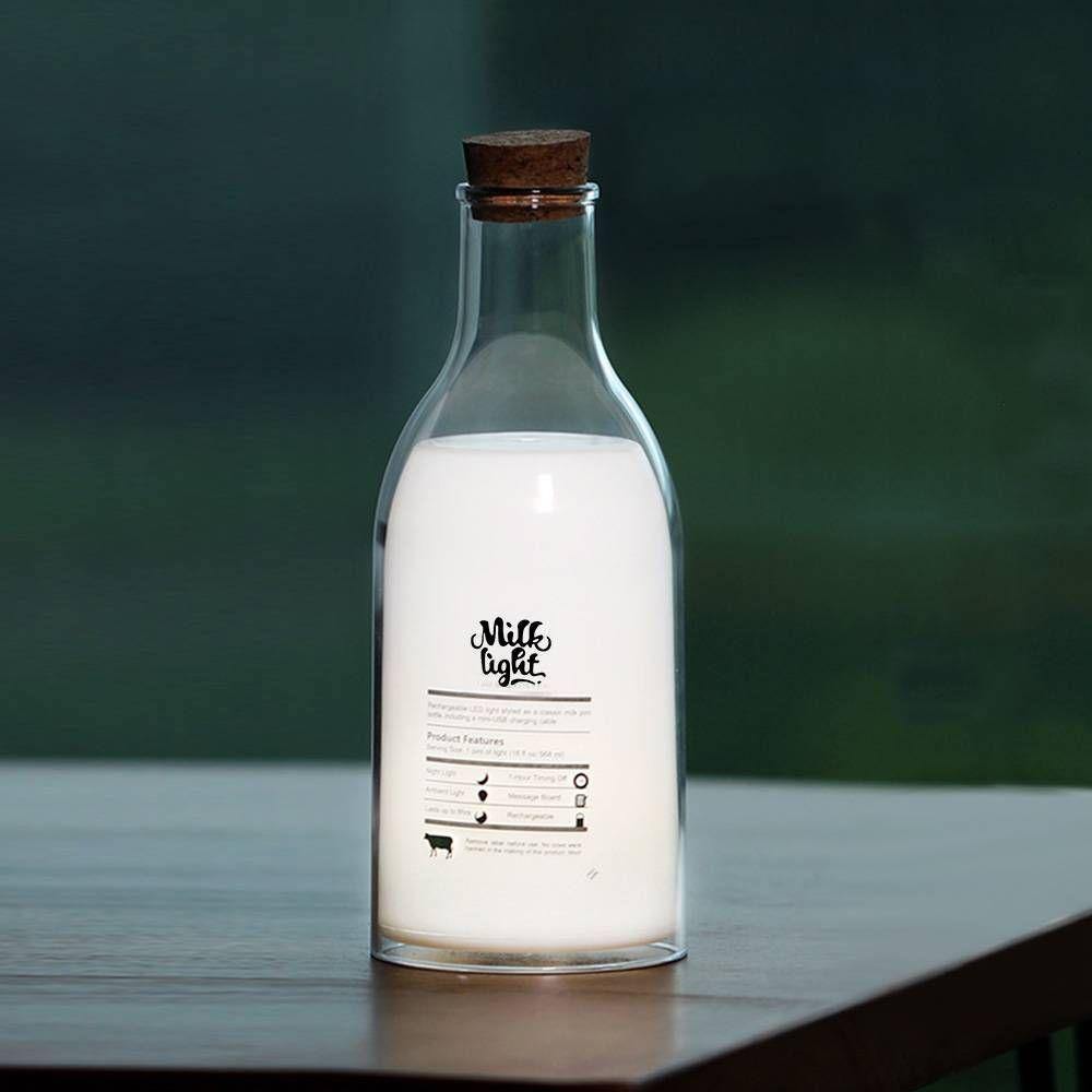 Custom Photo Milk Bottle Night Light - yournamenecklaceuk
