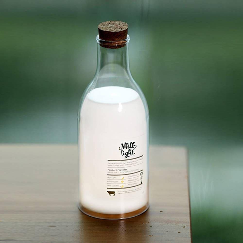 Custom Photo Milk Bottle Night Light - yournamenecklaceuk