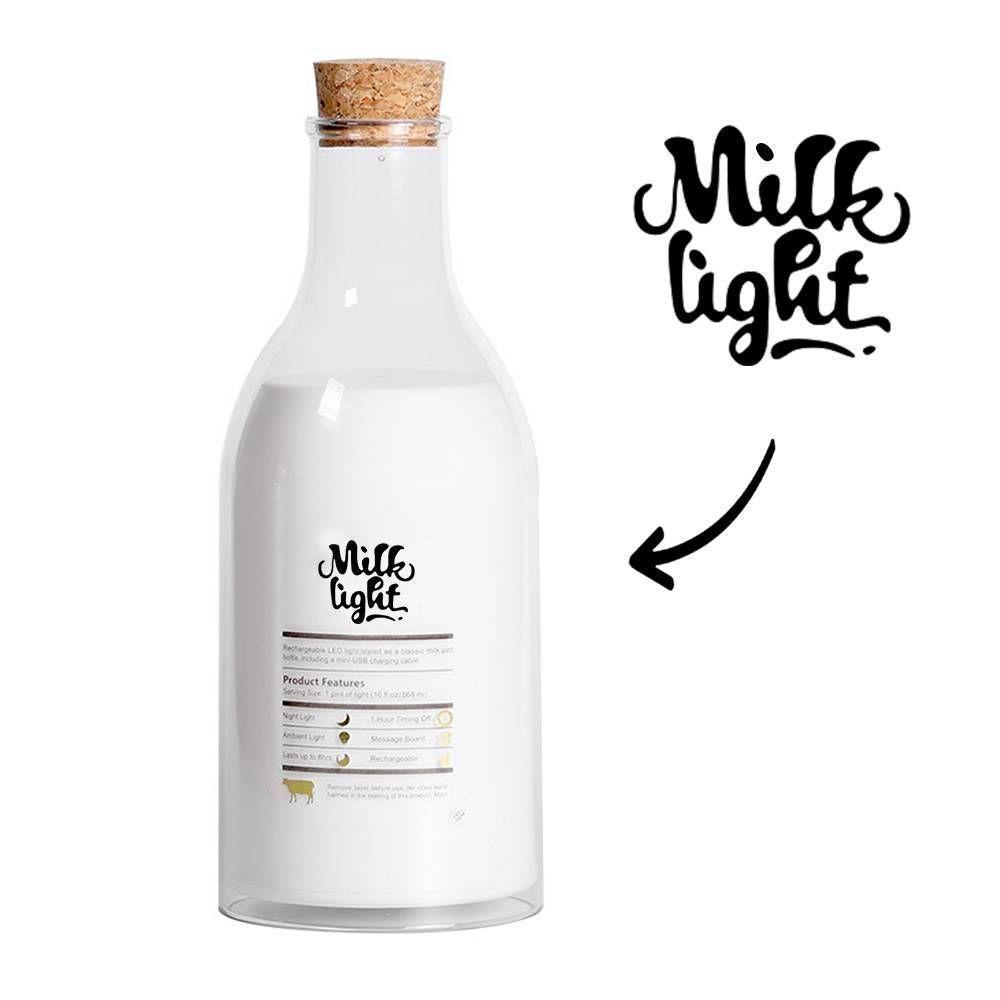 Custom Photo Milk Bottle Night Light - yournamenecklaceuk