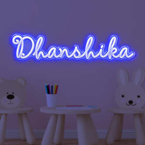 Personalized Name Neon Sign Custom Home Wall Decorations Light Sign Birthday Party Gift - NameNecklace