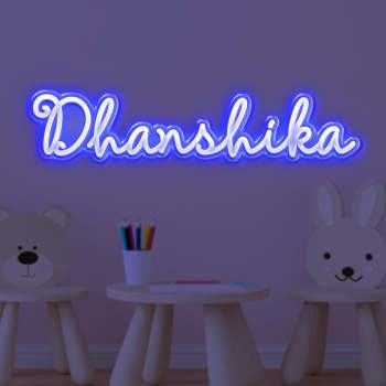 Personalized Name Neon Sign Custom Home Wall Decorations Light Sign Birthday Party Gift - NameNecklace