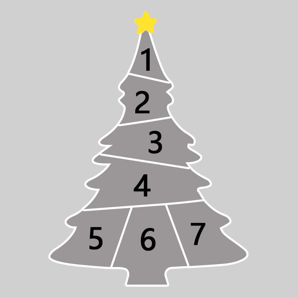 Personalized LED Christmas Tree Lamp Custom Photo Acrylic Night Light - NameNecklace