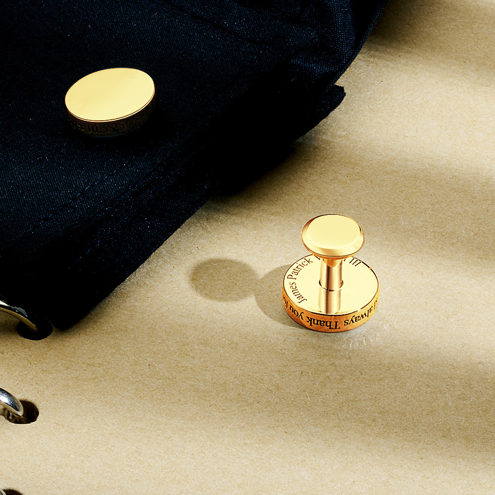 Personalized Engraved Cufflinks Gifts for Him