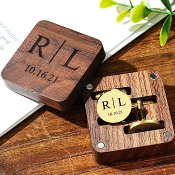 Personalized Cuff Links | Groomsmen CuffLinks | Wedding Gifts | Custom Cufflinks for Him | Round Cufflinks | Anniversary Gift