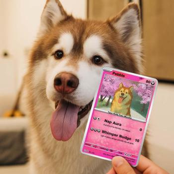 Personalized Pet Card from Photo – Unique Cartoon Gift for Dog Owners and Animal Fans