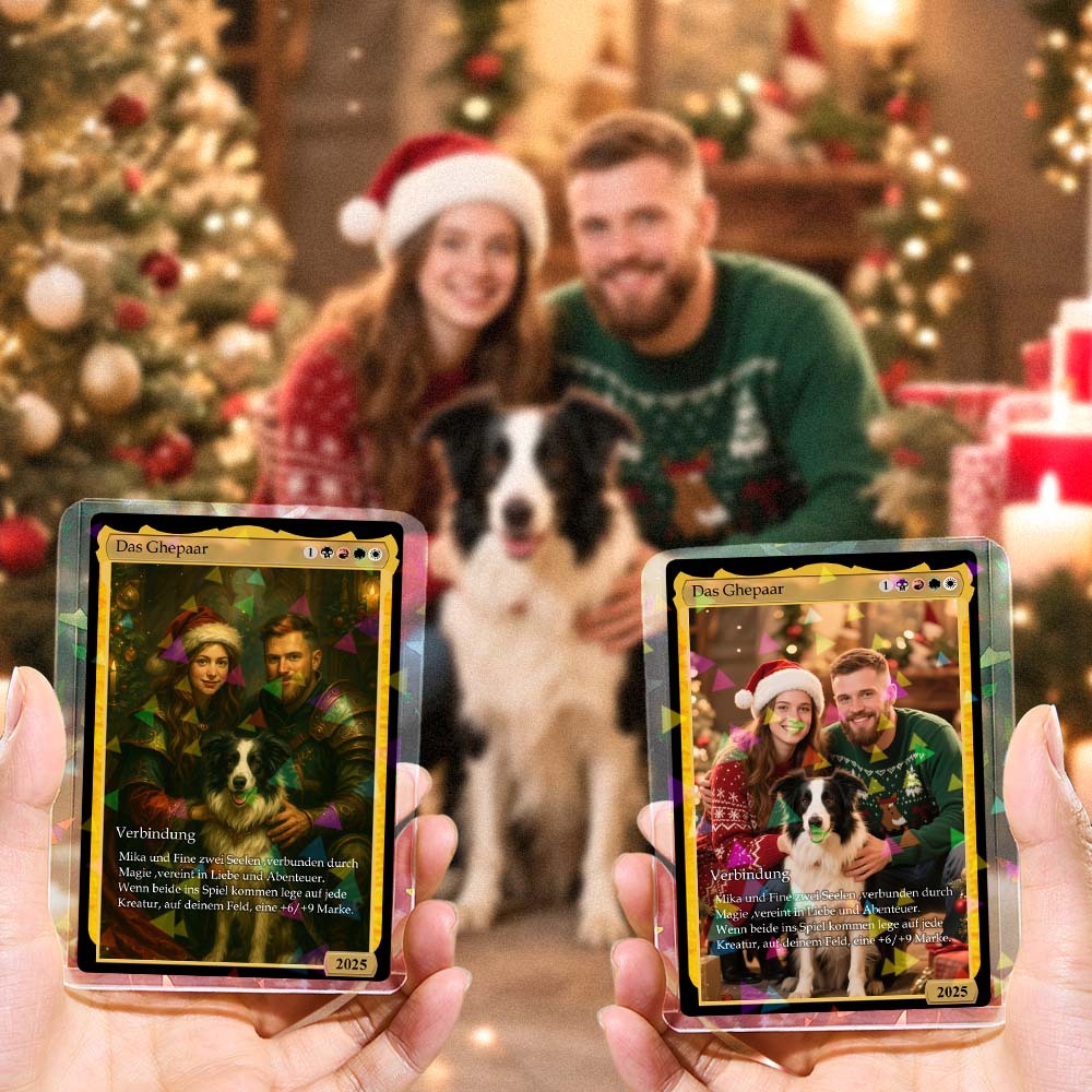 Custom Fantasy Style Custom MTG Card – Personalized Collectible Gift for Couples & Friends - namenecklace