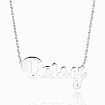 Name Necklace Silver