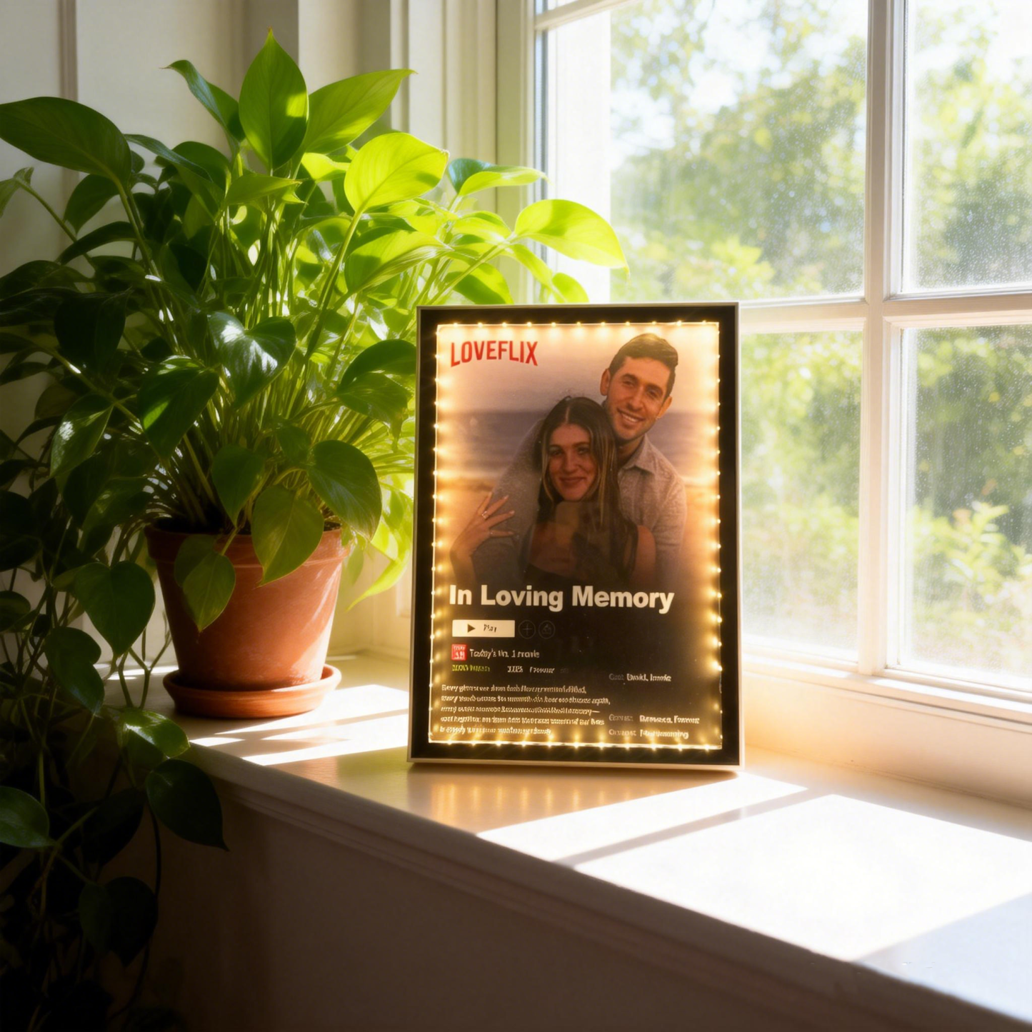 Personalized Family Memories Infinity Mirror Light Box Custom Family Photo Infinity Mirror Light Box Gift for Family