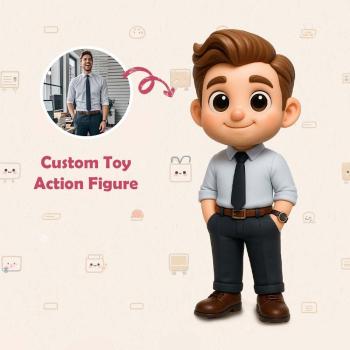 Custom Toy Figure Personalized 3D Action Figure Turn Your Photo into a Unique Gift for Boss - namenecklace