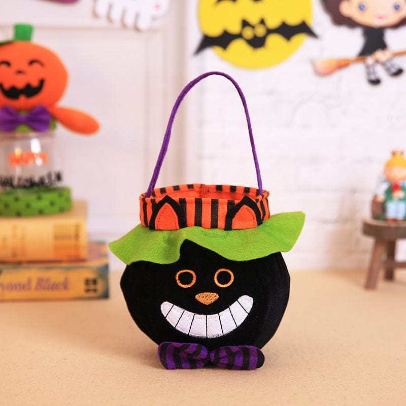 Halloween Candy Basket Kids Reusable Trick or Treat Bags Gifts for Halloween Party - Giftlab