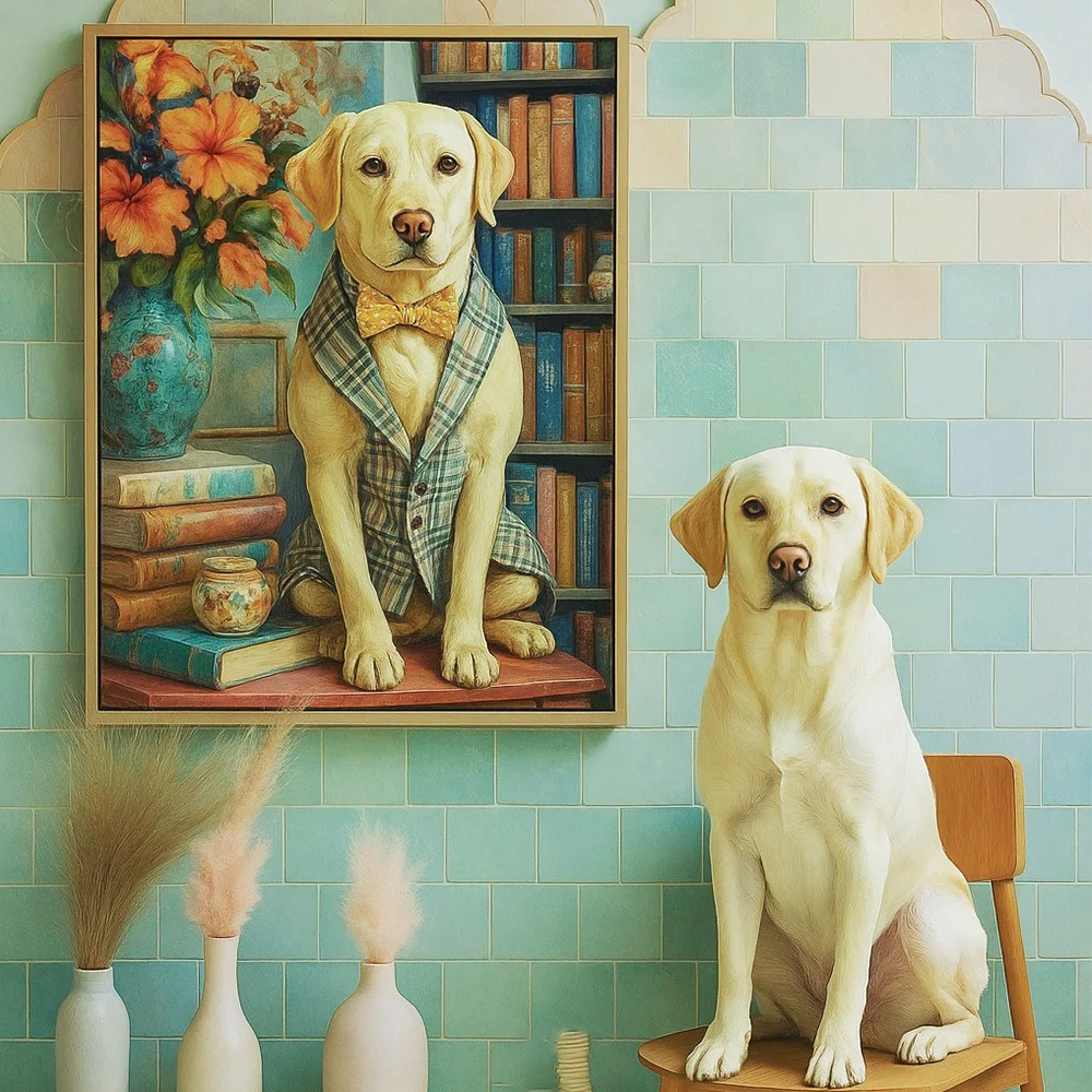 Custom Pet Dopamine Colors Art Posters Your Cat Dog Art Design Photo Home Decor