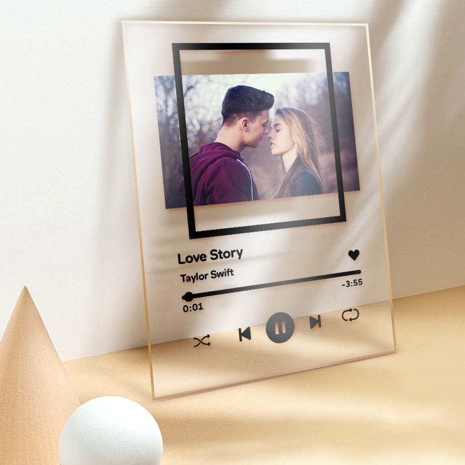 Custom Spotify Plaque Personalized Song Music Plaque Acrylic Gift