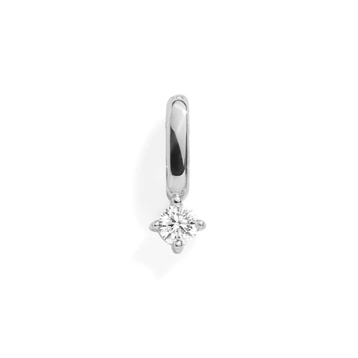 DIAMOND CHARM - SILVER - NameNecklace
