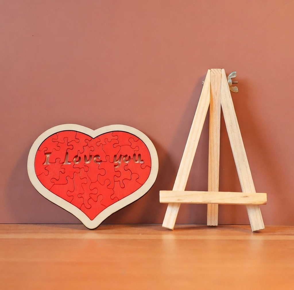 Handmade Wooden Heart Puzzle In Different Languages I Love You Wooden Puzzle Gift For Her Anniversary Gift