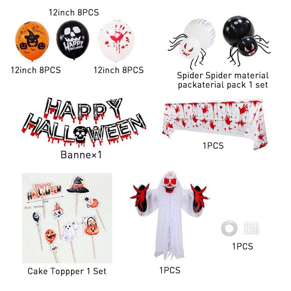 Halloween Balloon Kit Halloween Gifts  Decorations Kit for Indoor or Outdoor - Giftlab