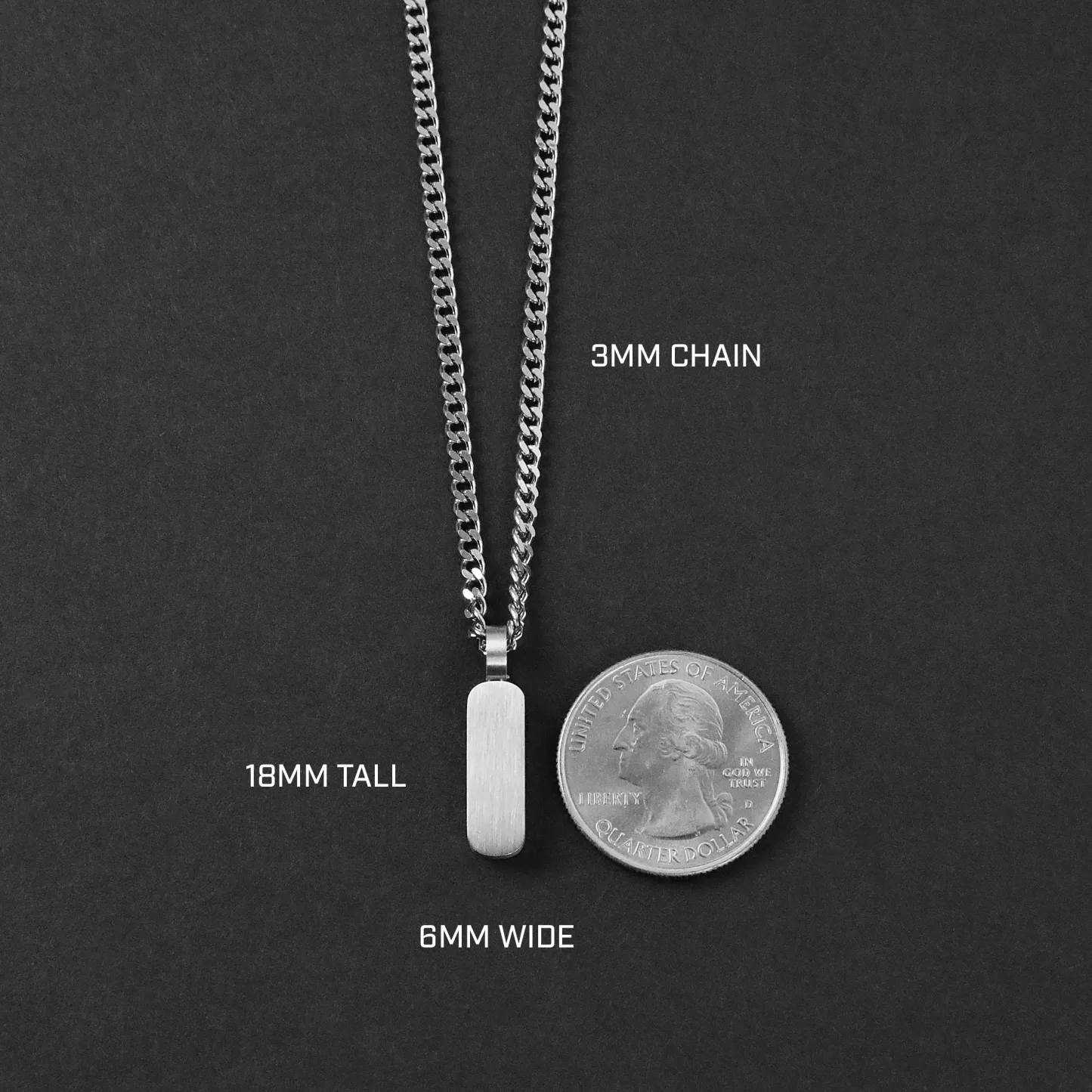 Men's Minimalist Bar Necklace Personalized Vertical Bar Necklace Custom Engraved Men's Bar Pendant Necklace Valentine's Day Gift