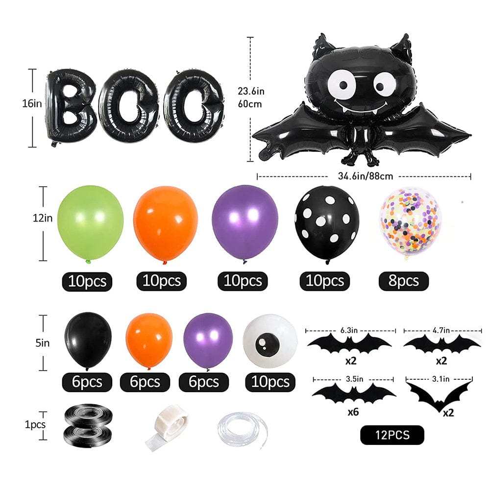 Halloween Balloon Arch Garland Kit for Halloween Party Decoration Supplies - Giftlab