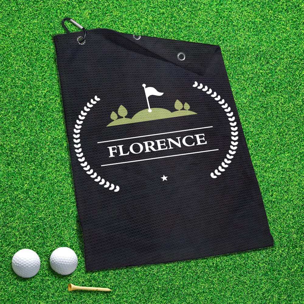 Printed Golf Towel Custom Golf Towel Sports Towel Gifts for Golf Lovers - GiftLab
