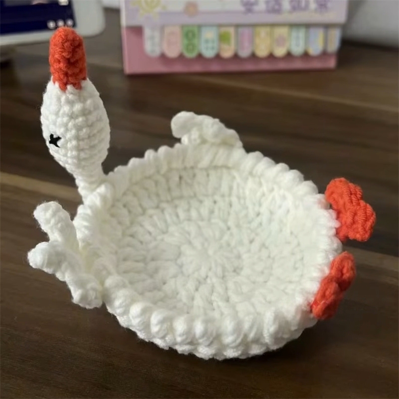 Cute Crochet Turtle Coasters Handmade Yarn Knitted Animal Cup Mats Novelty Finished Coasters